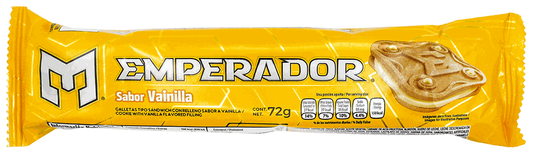 GAMESA EMPERADOR VAINILLA 72 GR