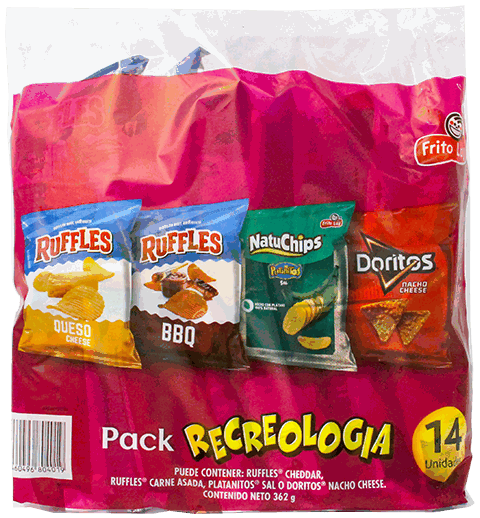 Papitas Pack Recreologia Frito Lay 362 GR - Precio en RD | SupermercadosRD