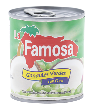 La Famosa Gandules Verdes C/coco8 OZ