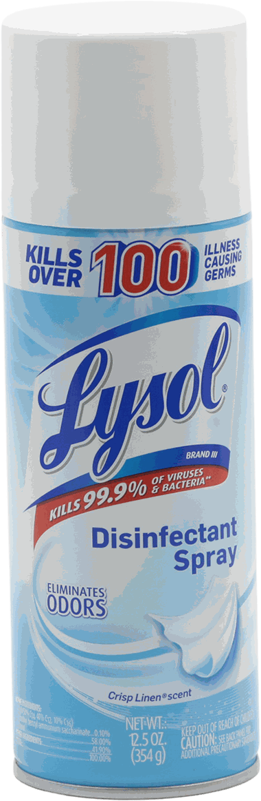 LYSOL DESINFECTANT SPRAY CRISP L 12.5 OZ