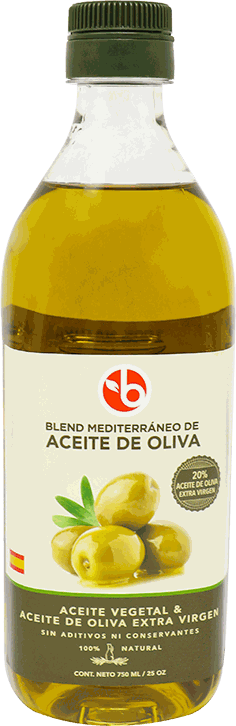 BRAVO BLEND MEDITERRANEO CON ACEITE DE OLIVA 750 ML
