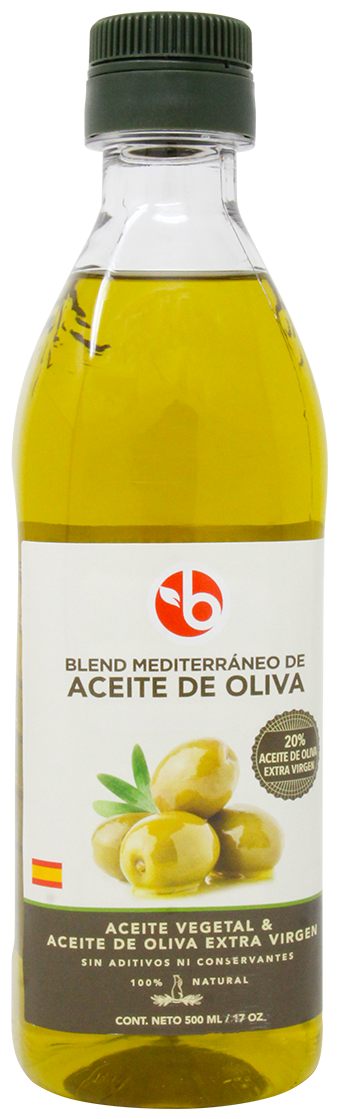 Bravo Blend Mediterraneo Con Aceite De Oliva500 ML