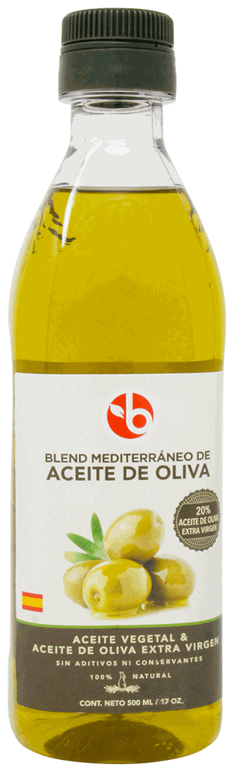 BRAVO BLEND MEDITERRANEO CON ACEITE DE OLIVA 500 ML