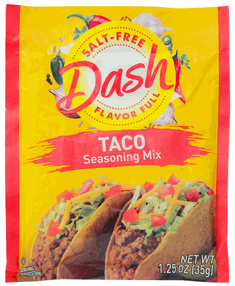 DASH TACO SEASONING MIX 1.25 OZ