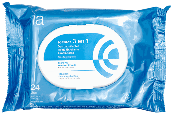 Ia Toallitas Desmaquillantes 3en124 UND