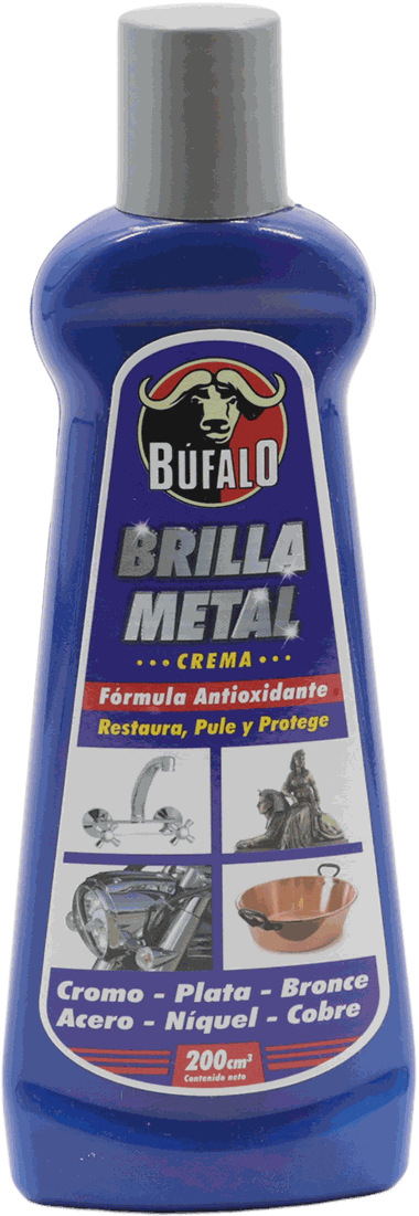BUFALO CREMA BRILLA METAL 200 CC