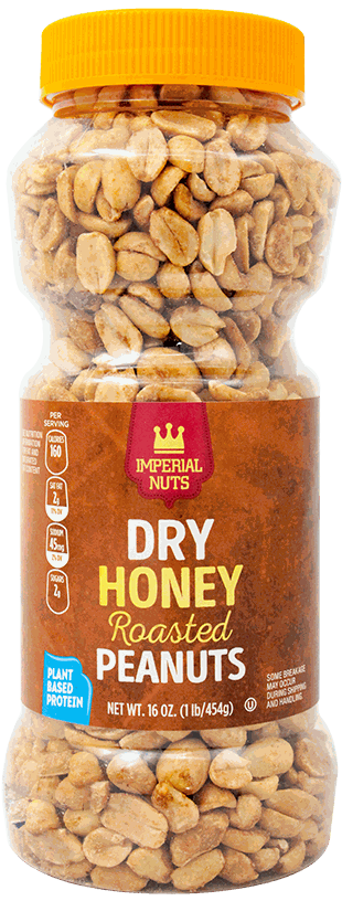 IMPERIAL NUTS HONEY ROAST PEANUTS 16 OZ
