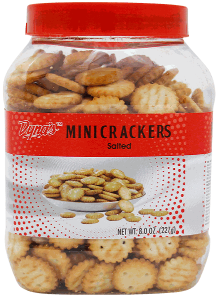 DYNAS MINI CRACKERS SALTED 227 GR