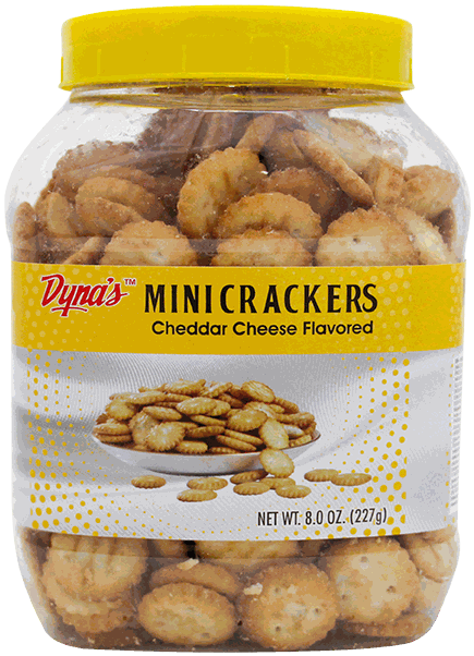 DYNAS MINI CRACKERS CHEDD CHEESE 227 GR