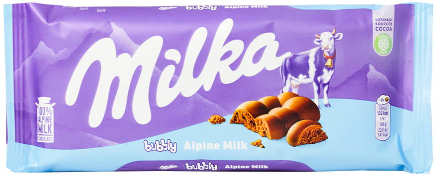 Milka Bubbly Choco Leche90 GR