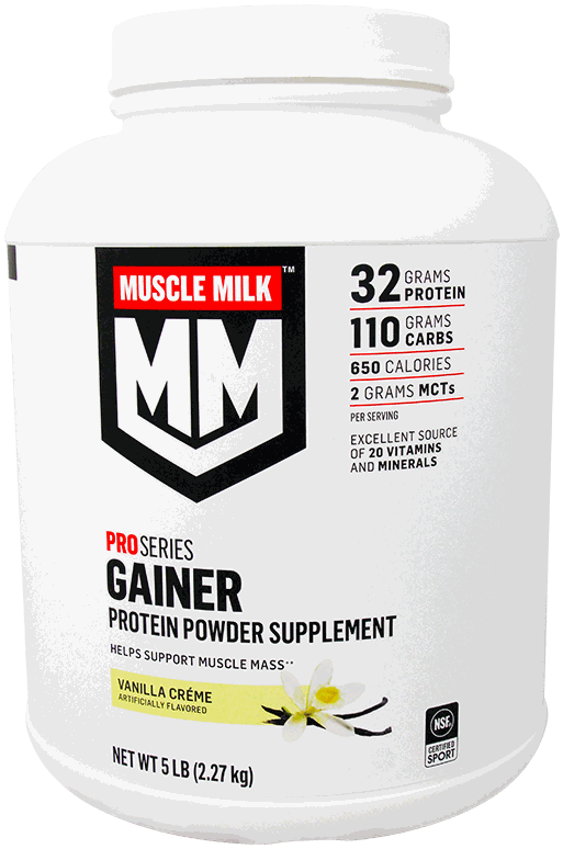 MUSCLE MILK GAINER VAINILLA 5 LB