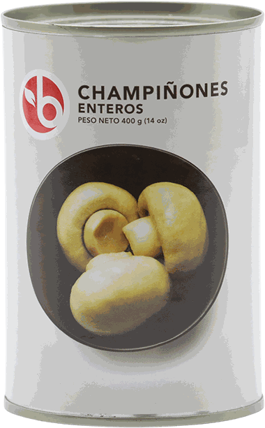 BRAVO HONGOS ENTEROS 400 GR (14 OZ)