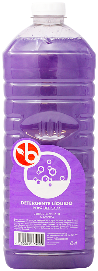 BRAVO DETERGENTE LIQ ROPA DELICADA 2 LT