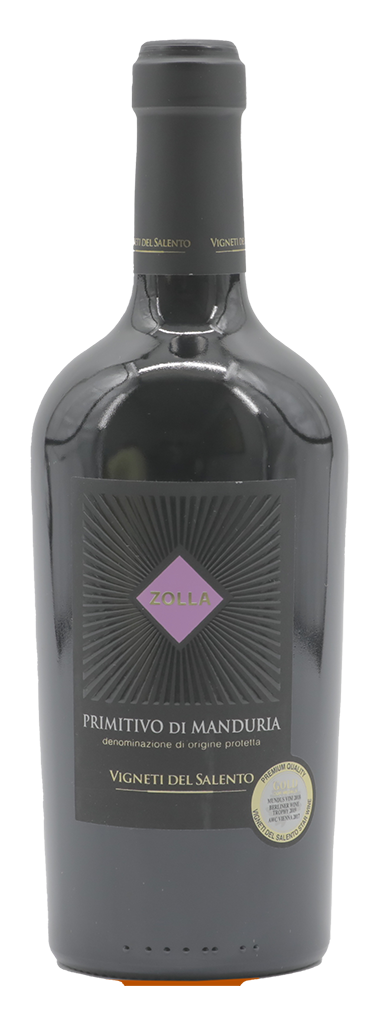 ZOLLA VINO PRIMITIVO DI MANDURIA 75 CL