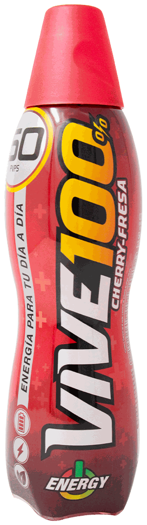 VIVE 100% ENERGY DRINK CHER FRESA 500 ML