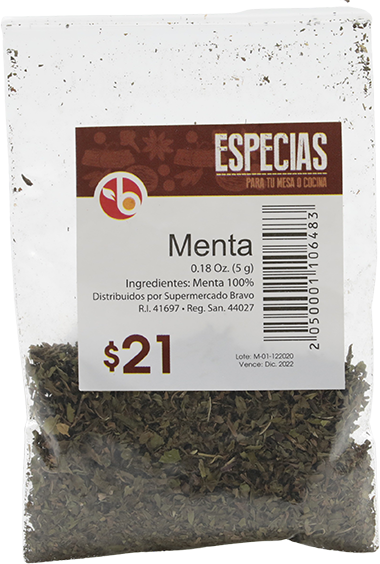 BRAVO HOJA MENTA 5 GR