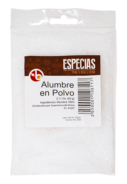Bravo Alumbre Polvo60 GR