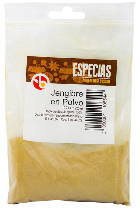 BRAVO JENGIBRE POLVO 20 GR