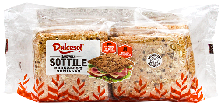 DULCESOL PAN SOTTILE CEREALES 310GR