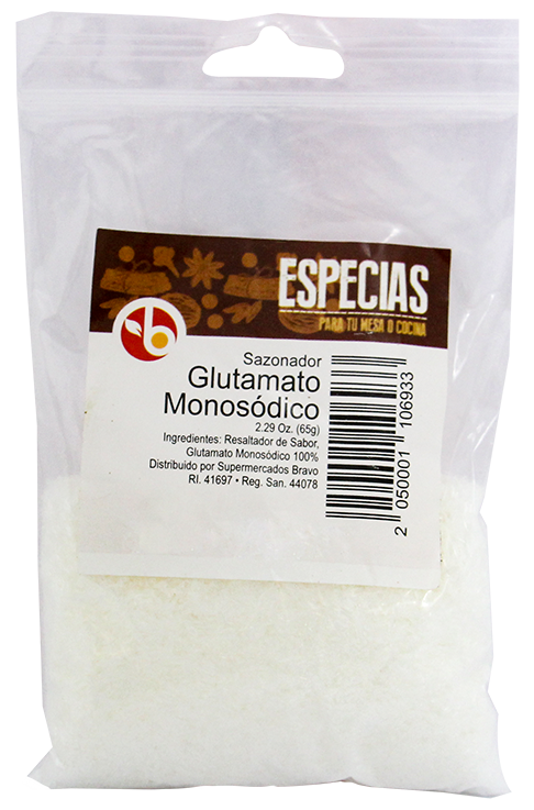 BRAVO SAZONADOR GLUTAMATO MONOSODIGO (AJINOMOTO) 65 GR