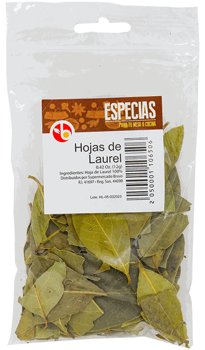 BRAVO HOJAS LAUREL 12 GR