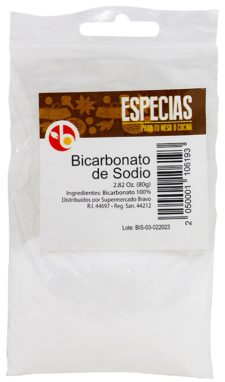 BRAVO BICARBONATO SODIO 80 GR