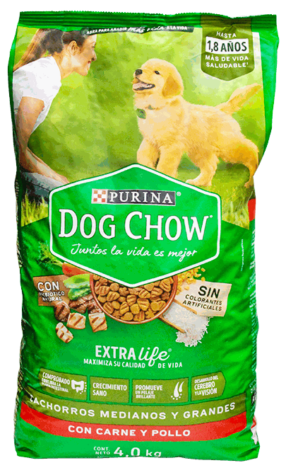 PURINA DOG CHOW PUPPY RAZA M&G 4 KG