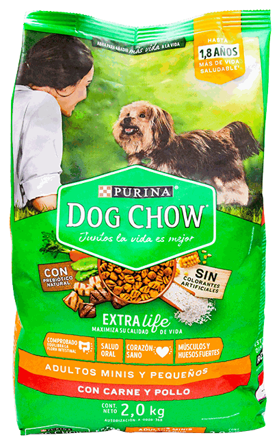 PURINA DOG CHOW ADULTO RAZA PEQ 2 KG