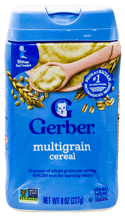 GERBER MULTI GRAIN INFANT CEREAL 8 OZ