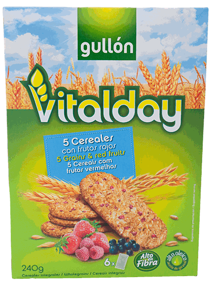 GULLON GALLETA DESAY FRUTOS ROJOS 240 G