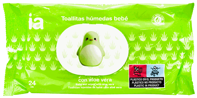 Ia Toallitas Bebe Aloe Tapa24 UND