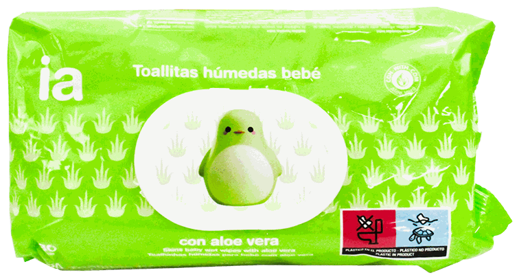 IA TOALLITAS BEBE ALOE 80 UND