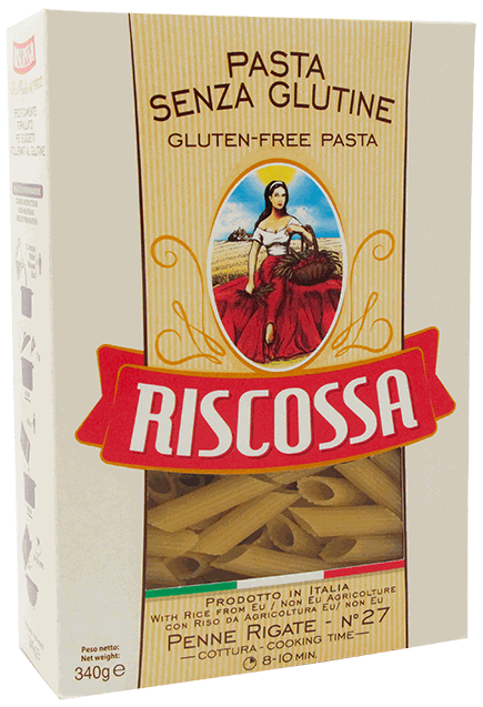 RISCOSSA PENNE RIGATE S/GLUTEN 340 GR