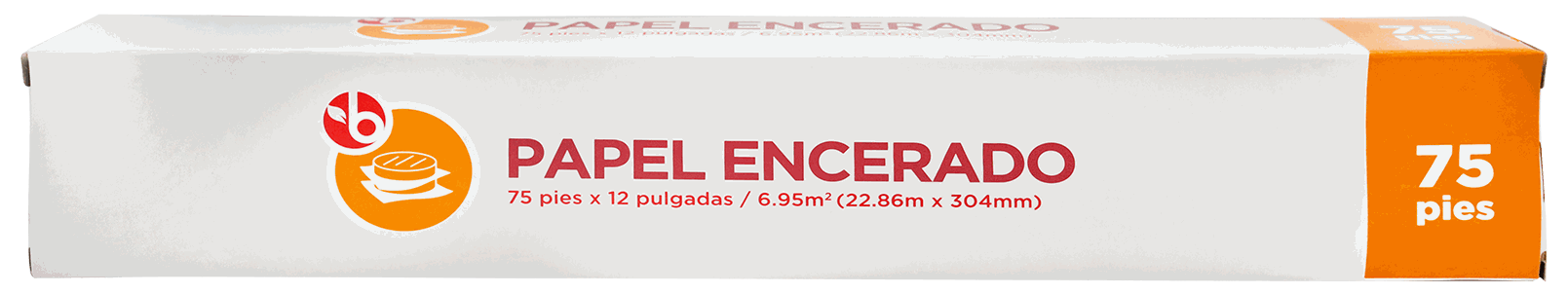 BRAVO PAPEL ENCERADO 75 PIES