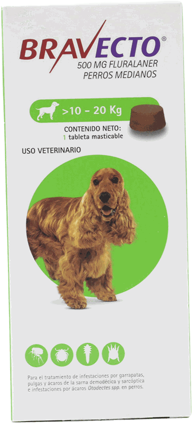 MALLEN BRAVECTO 500MG 10-20KG