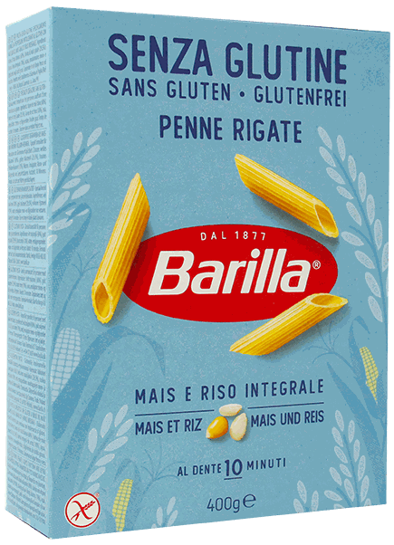 BARILLA PENNE RIGATE S/GLUTEN 400 GR