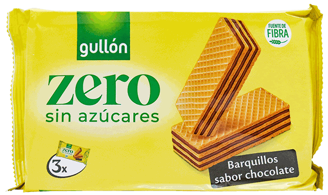 GULLON GALLETA WAFFER CHO S/A 180 GR