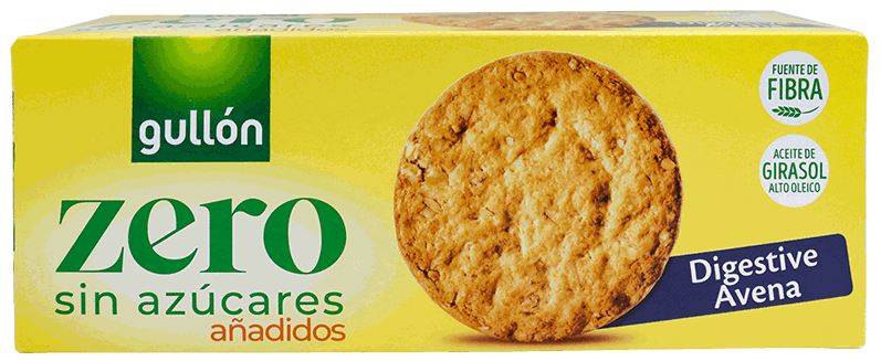 GULLON GALLETA DIGESTIVE AVENA S/A 410 G