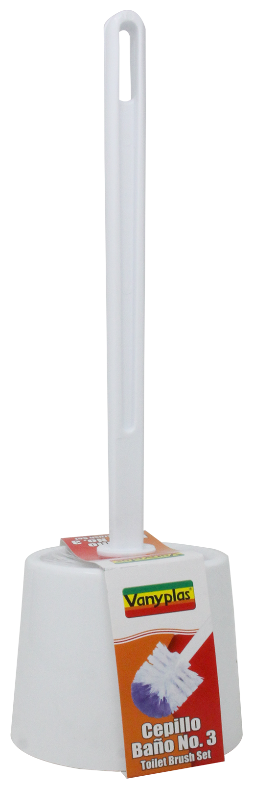Vanyplas Cepillo Para Baño Con Base #3PAQ