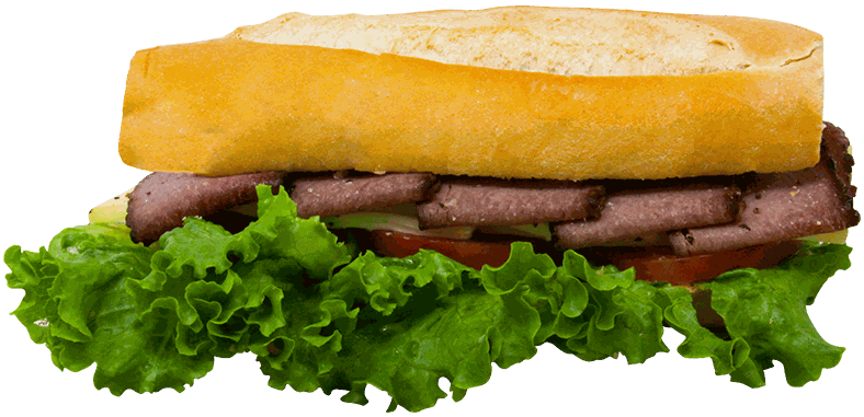 CAF BAGUETTE PASTRAMI & QUESO