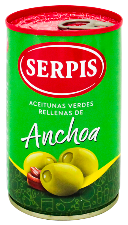 SERPIS ACEITUNAS R/ANCHOAS 300 GR
