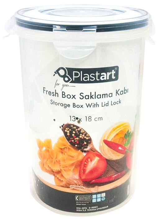 Envase Plastico Hermetico Redondo LC-485 Alto 1.5LTPAQ