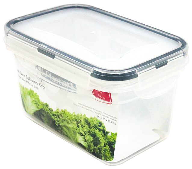 Envase Plastitico Hermetico Rectangular LC-220 0.7 LTPAQ