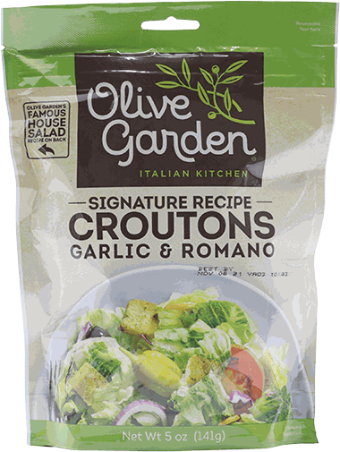 OLIVE G GARLIC/ROMANO CROUTONS 5 OZ