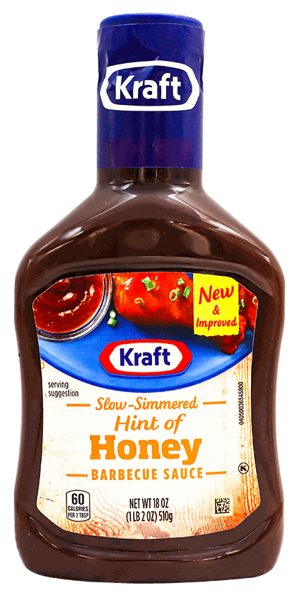 KRAFT SAUCE BBQ SWEET HONEY 18 OZ