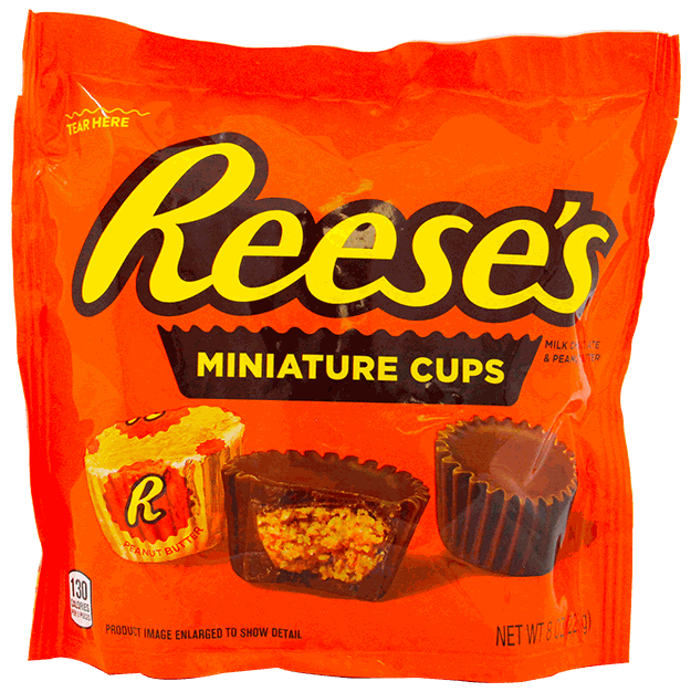 REESES PEANUT MINIATURE CUPS 8OZ