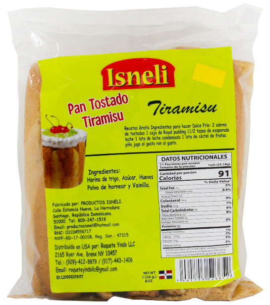 BISCO PAN TOSTADO DULCE 220 GR