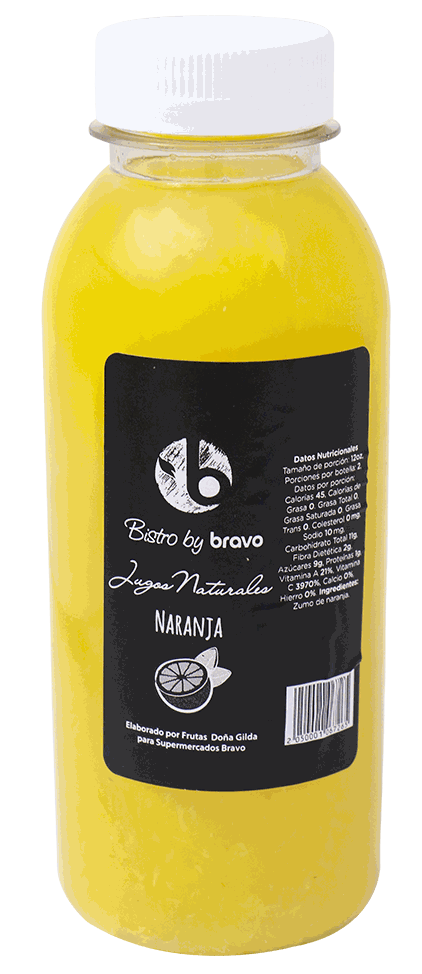 CAF JUGO NARANJA BRAVO 12 OZ