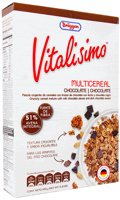 VITALISIMO MULTICEREAL C/CHOC. 450 GR
