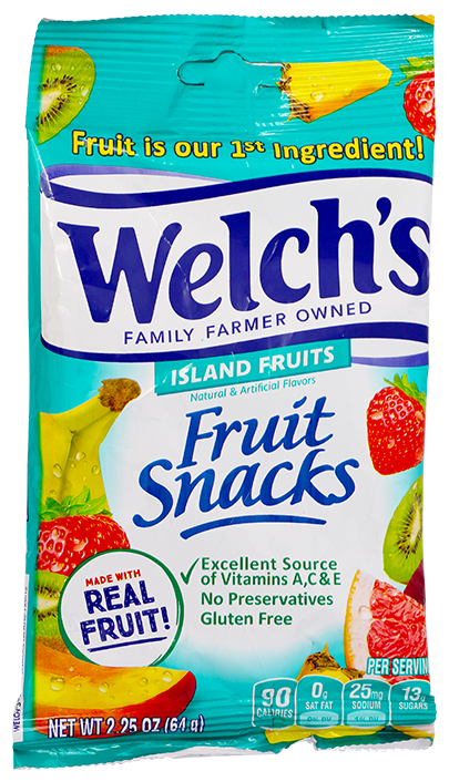 WELCHS ISLAND FRUIT SNACKS 2.25 OZ